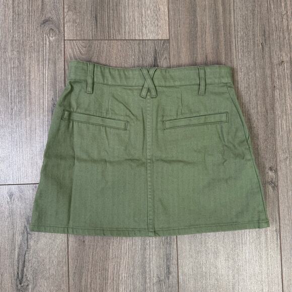 Crewcuts Flower Embellished Stretch Herringbone Mini Skirt US Girl's 7 New - Picture 4 of 7